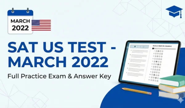 SAT Test on March 2022 in the US Practice Exam