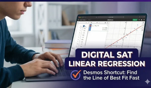 Digital SAT Linear Regression Desmos